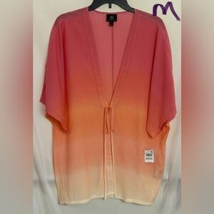 JM Collection Soft Peach Kimono